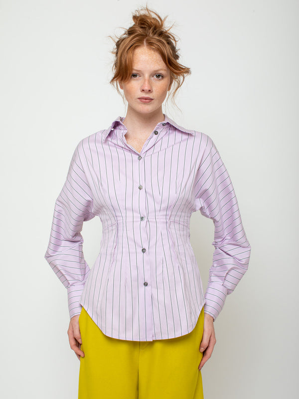 TELA - Prugna Shirt - Violet - Verdalina