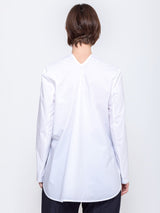 Ethnic Top - White Poplin