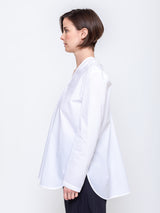 Ethnic Top - White Poplin