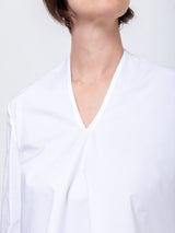 Ethnic Top - White Poplin