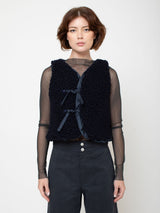 Tie Vest - Dark Navy
