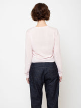 V-Neck Sweater - Rose Fondant