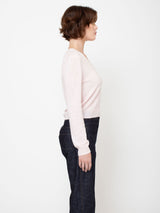 V-Neck Sweater - Rose Fondant