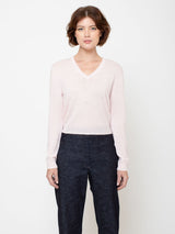 V-Neck Sweater - Rose Fondant