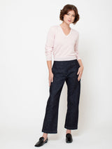 V-Neck Sweater - Rose Fondant