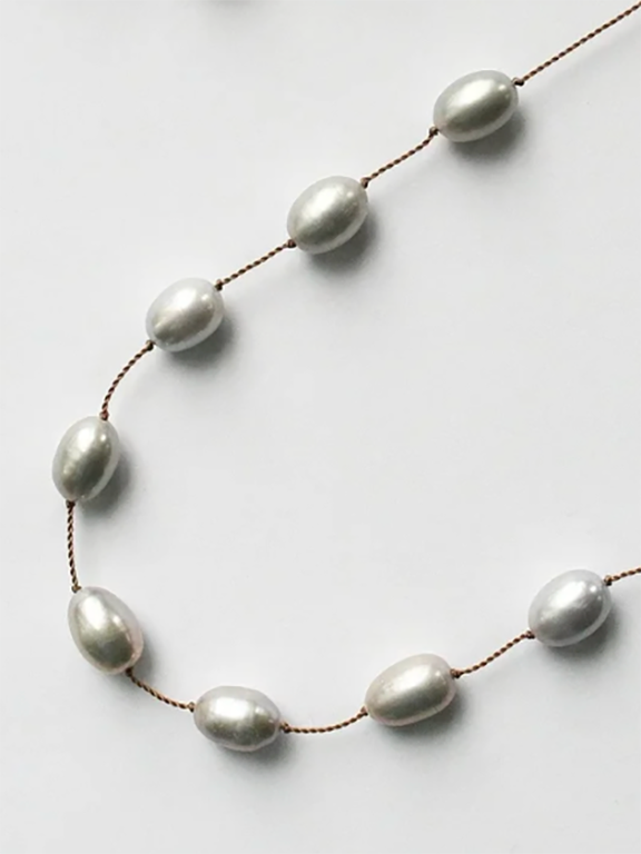 See Real Flowers - West Wind Pearl Necklace - Verdalina