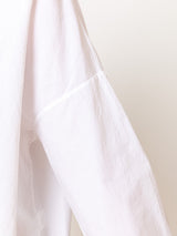 Covered Placket Shirt - White