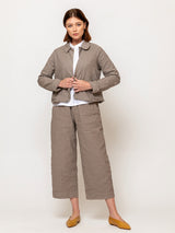 Crinkled Jacket - Tortora