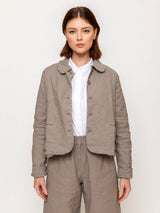 Crinkled Jacket - Tortora