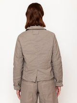 Crinkled Jacket - Tortora