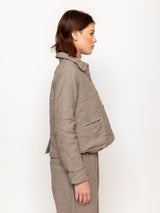 Crinkled Jacket - Tortora