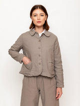 Crinkled Jacket - Tortora