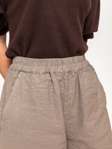 Crinkled Pant - Tortora