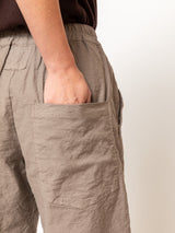 Crinkled Pant - Tortora