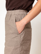 Crinkled Pant - Tortora