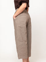 Crinkled Pant - Tortora