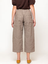 Crinkled Pant - Tortora