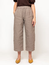 Crinkled Pant - Tortora