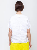 Cotton Wrinkled Blouse - White