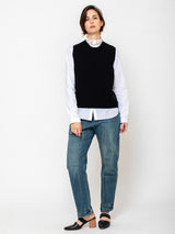 Aequamente - Cashmere Vest - Black - Verdalina