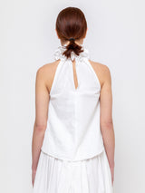 Aletheia - Aline Cotton Top - White - Verdalina