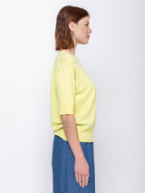 Half Sleeve Cashmere Sweater