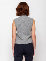 Mockneck Vest - Heather Melange