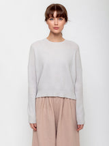 Allude - Round Neck Sweater - Moonlight - Verdalina