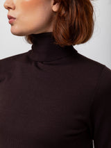 Short Sleeve Turtleneck Sweater