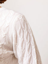 V-Neck Cashmere Sweater - Fleur de Sel