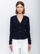 Cashmere Cardigan - Deep Night