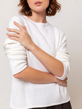 Cashmere Pullover Sweater - Fleur de Sel