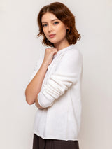 Cashmere Pullover Sweater - Fleur de Sel