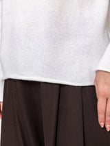 Cashmere Pullover Sweater - Fleur de Sel