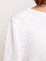 Cashmere Pullover Sweater - Fleur de Sel