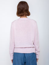 Allude - Long Sleeve Sweater - Pink - Verdalina