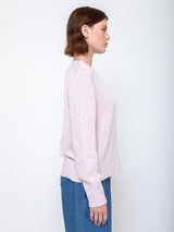 Allude - Long Sleeve Sweater - Pink - Verdalina