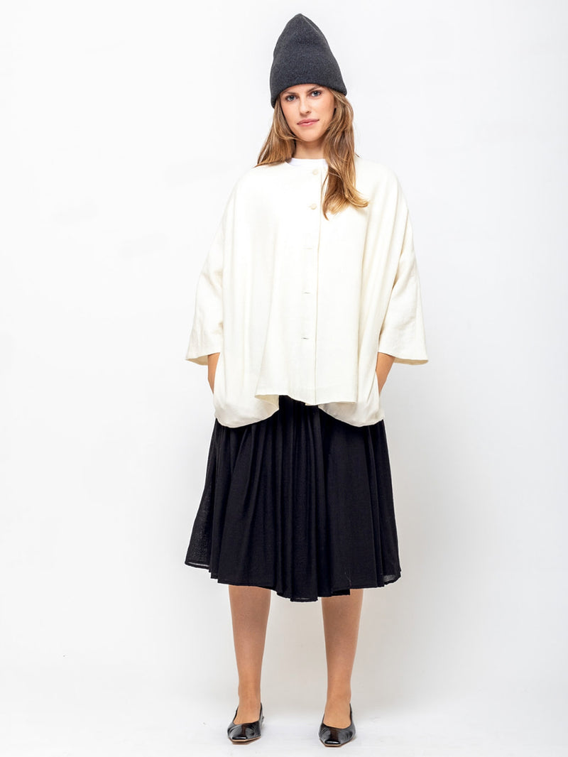 Apuntob - Gathered Skirt - Black - Verdalina