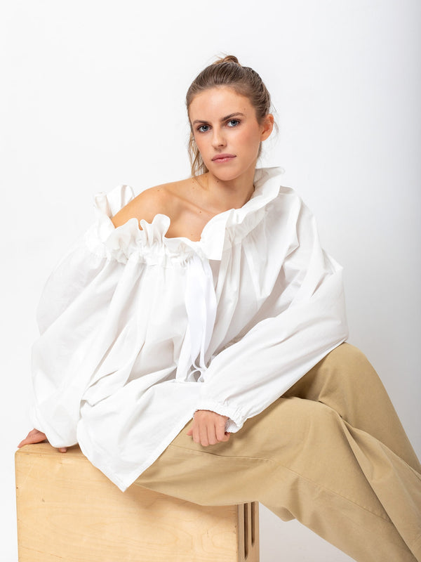 Aquarius Cocktail - Beautiful Mess - White Poplin - Verdalina