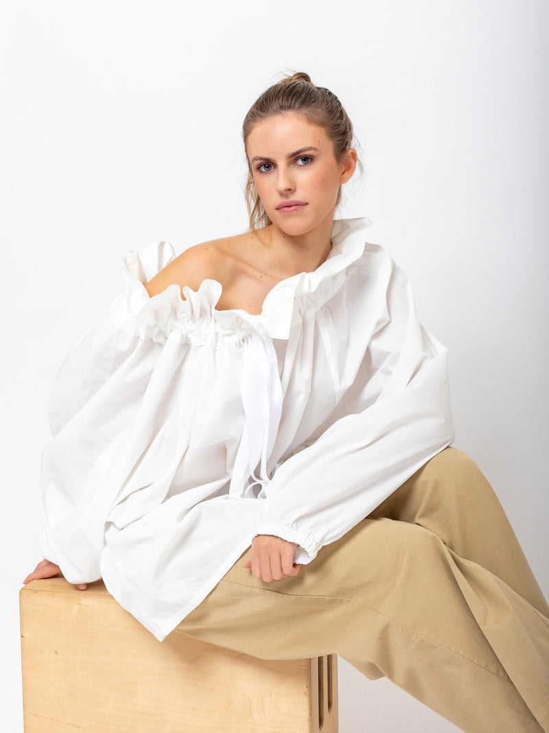 Aquarius Cocktail - Beautiful Mess - White Poplin - Verdalina