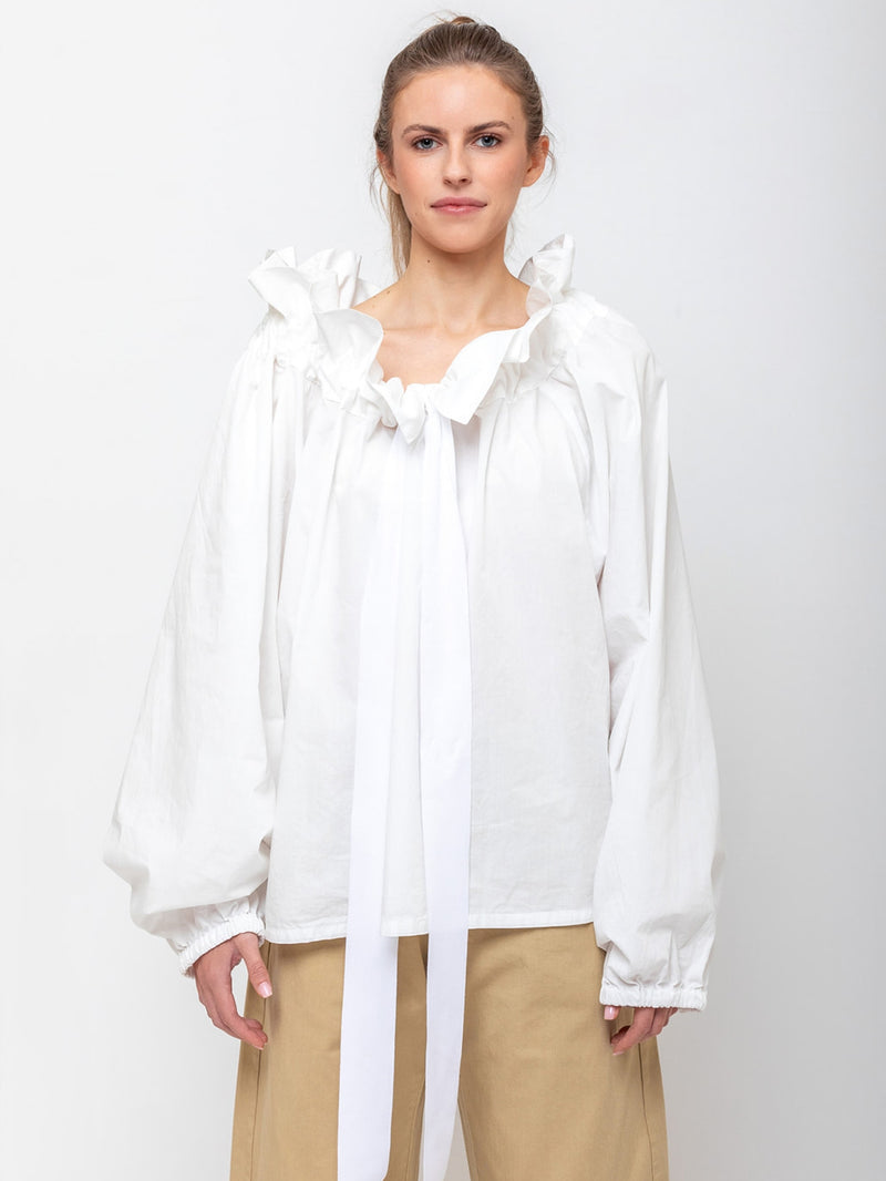 Aquarius Cocktail - Beautiful Mess - White Poplin - Verdalina