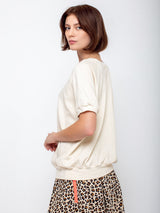 Aquarius Cocktail - Ruth Sweatshirt - Cream Terry - Verdalina