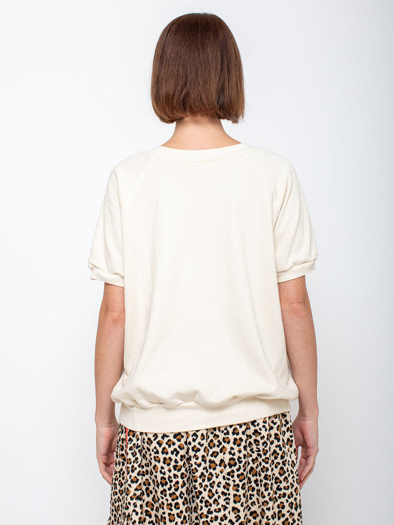 Aquarius Cocktail - Ruth Sweatshirt - Cream Terry - Verdalina