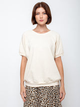 Aquarius Cocktail - Ruth Sweatshirt - Cream Terry - Verdalina
