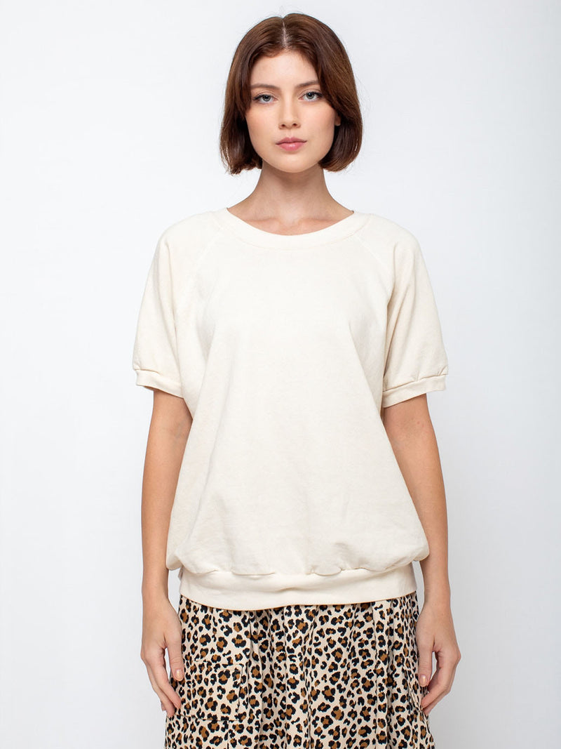 Aquarius Cocktail - Ruth Sweatshirt - Cream Terry - Verdalina