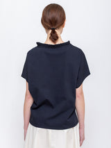 Atlantique Ascoli - Henley Sweatblouse - Navy - Verdalina