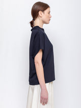Atlantique Ascoli - Henley Sweatblouse - Navy - Verdalina
