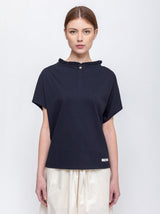 Atlantique Ascoli - Henley Sweatblouse - Navy - Verdalina