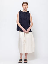 Atlantique Ascoli - Sleeveless Knit Top - Navy - Verdalina