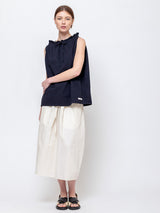 Atlantique Ascoli - Sleeveless Knit Top - Navy - Verdalina